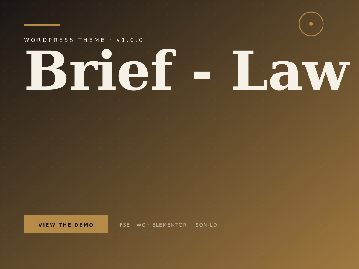 Brief theme demo