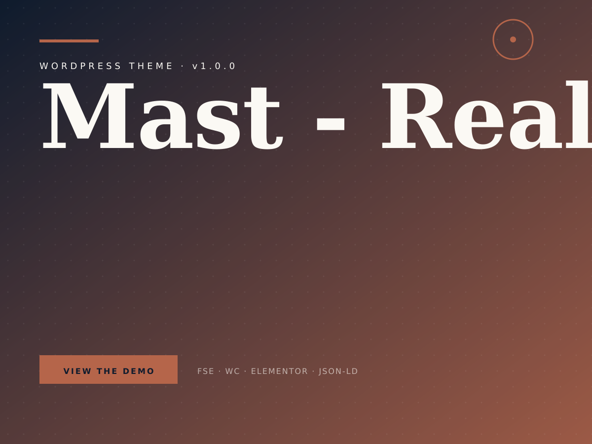 Mast theme demo