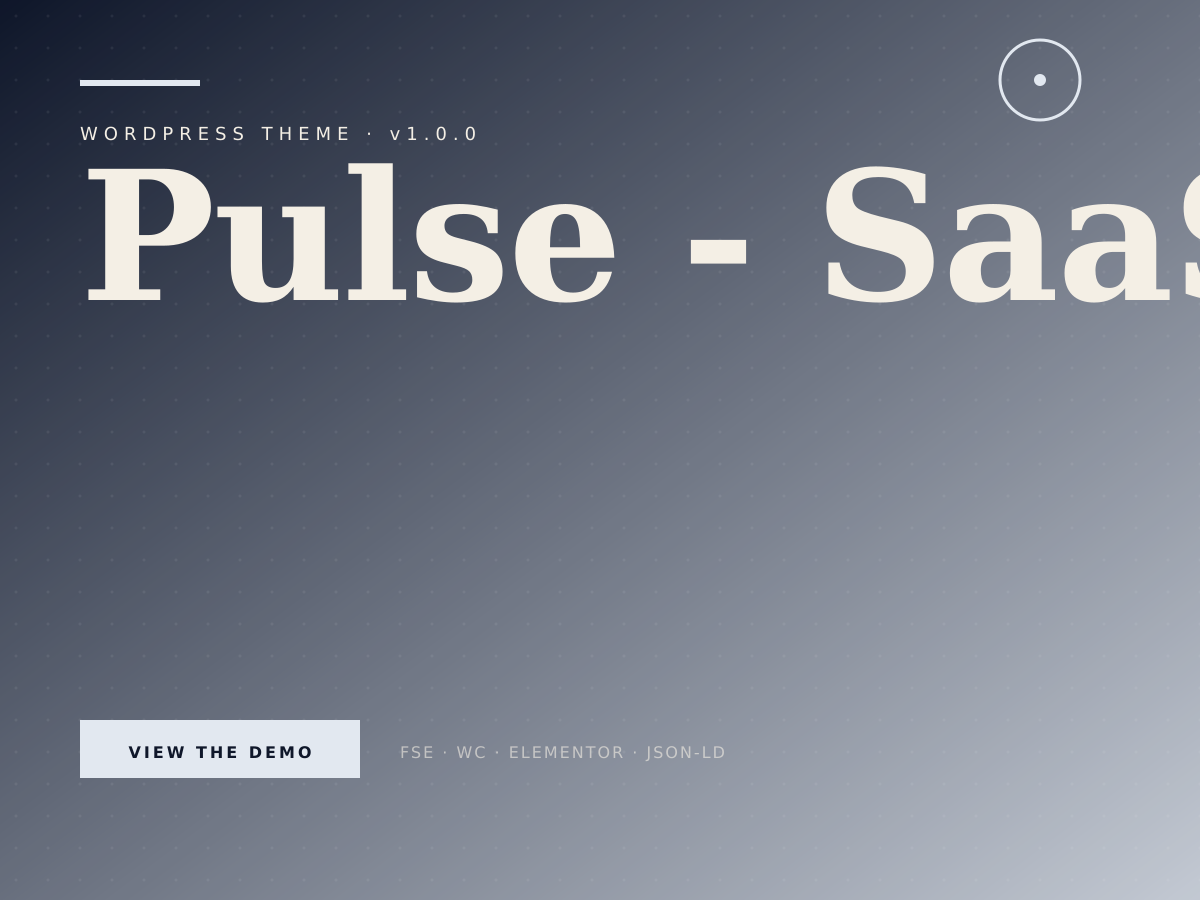 Pulse theme demo