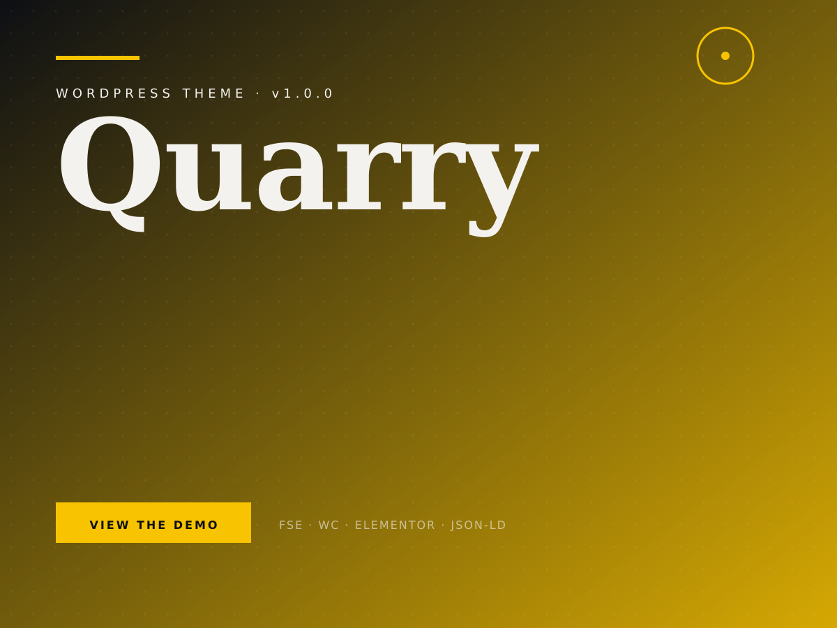 Quarry theme demo