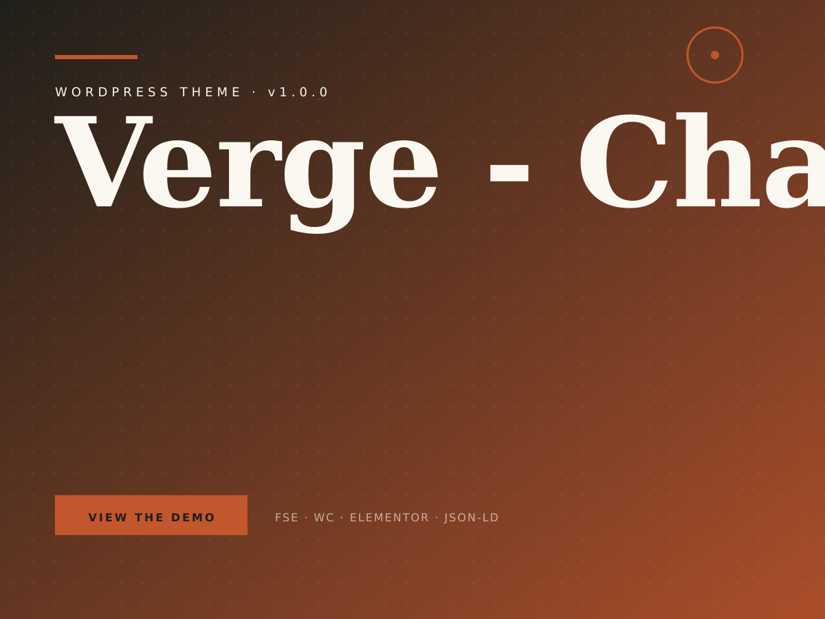 Verge theme demo