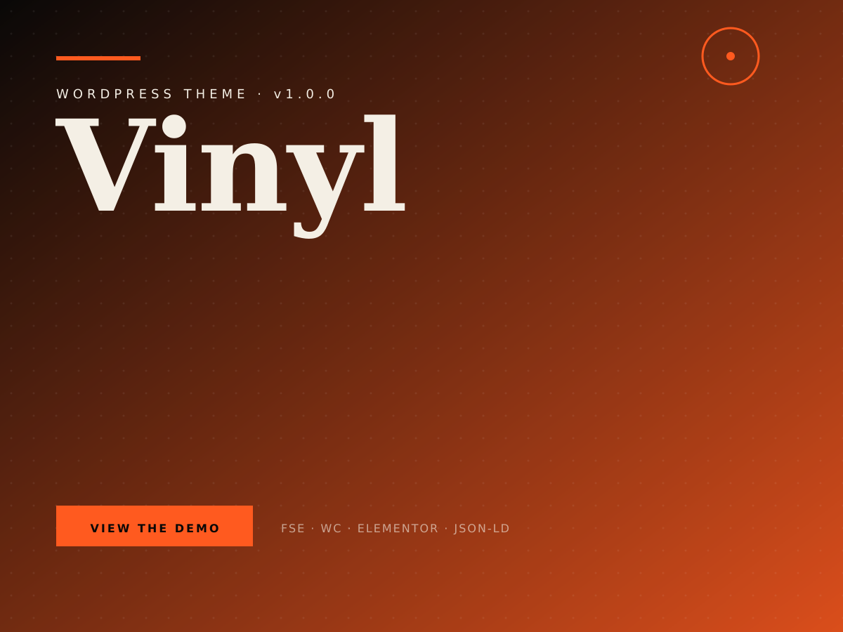Vinyl theme demo